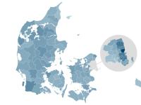 Danmarkskort over indkomststigninger