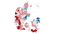 Kort med flyttemønstre i Danmark i 2020